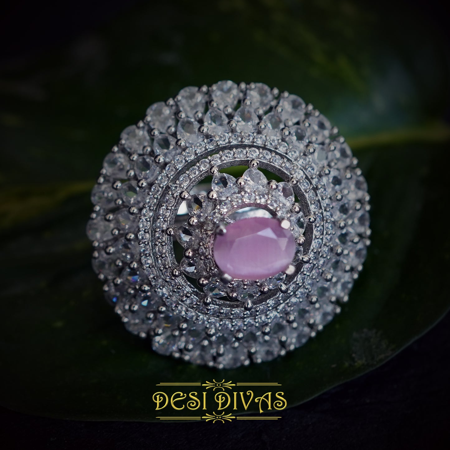 Stunning Sparkly CZ Diamond Ring
