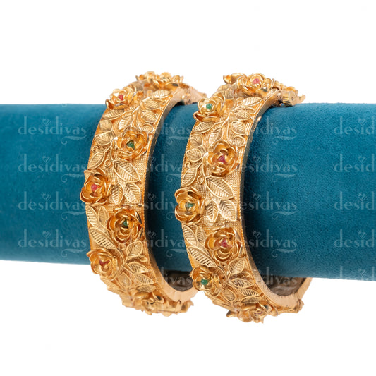 Golden Openable Bangles