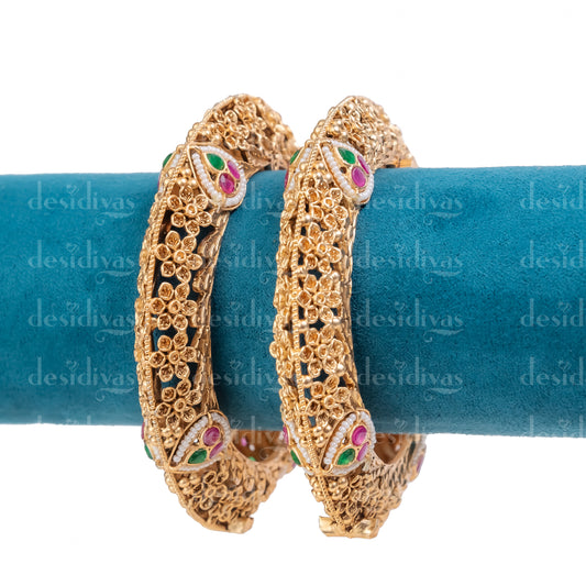 Golden Openable Bangles