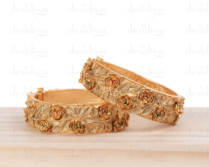 Golden Openable Bangles