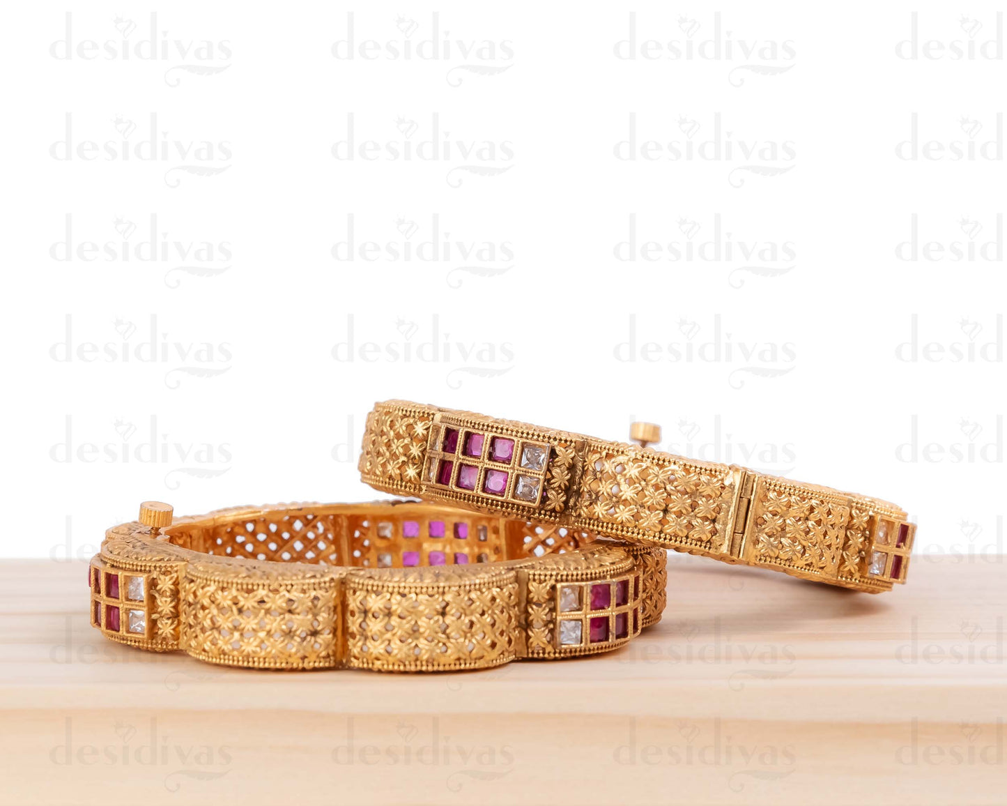 Golden Openable Bangles