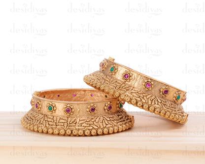 Golden Openable Bangles