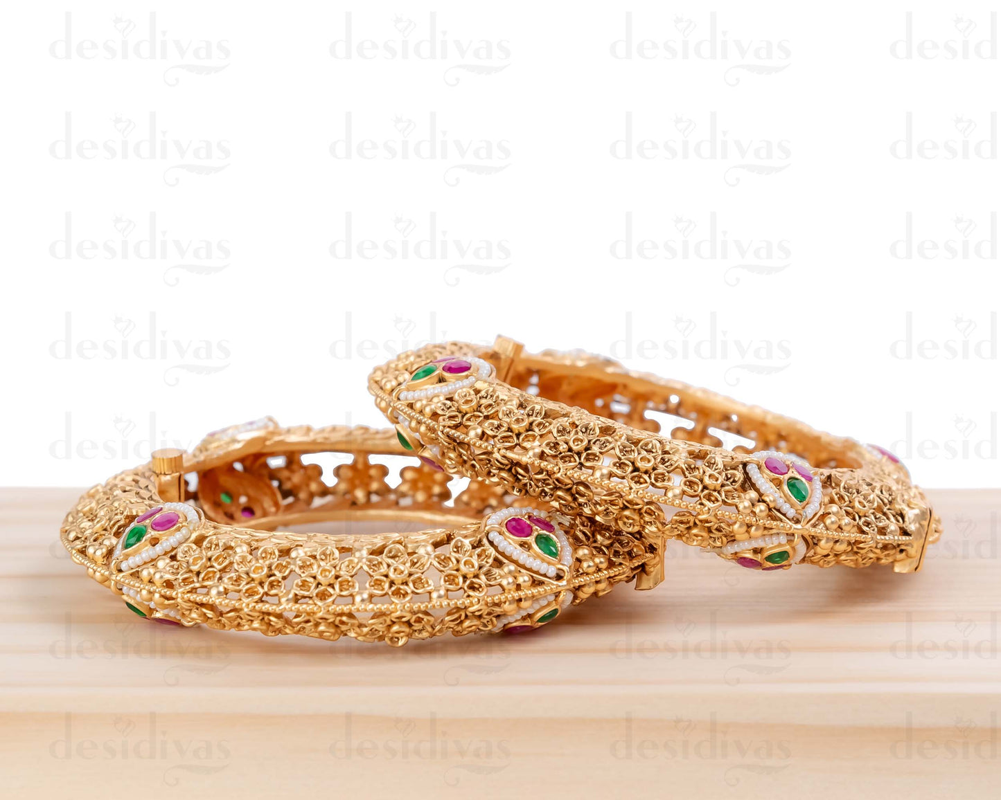 Golden Openable Bangles