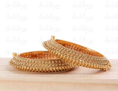 Golden Openable Bangles