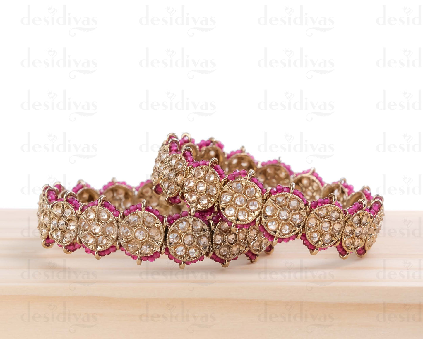 Golden Bangles With Ruby and LCT