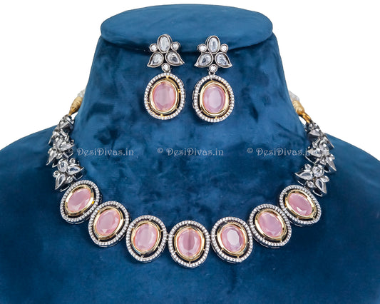 ''Glory'' Premium Quality Kundan Polki Necklace set