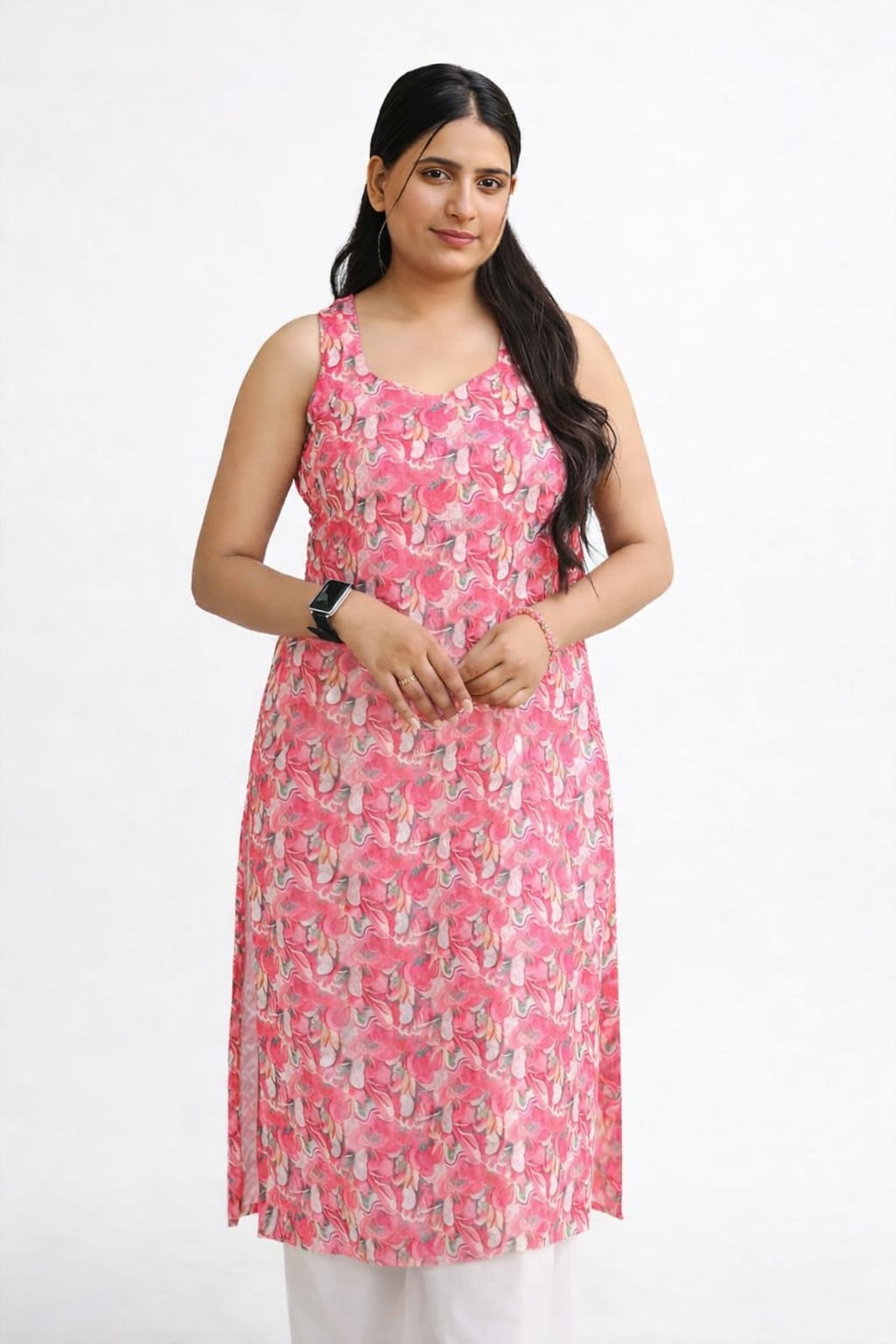 Elegant Printed Rayon Kurti for Women | Daily & Festive Wear