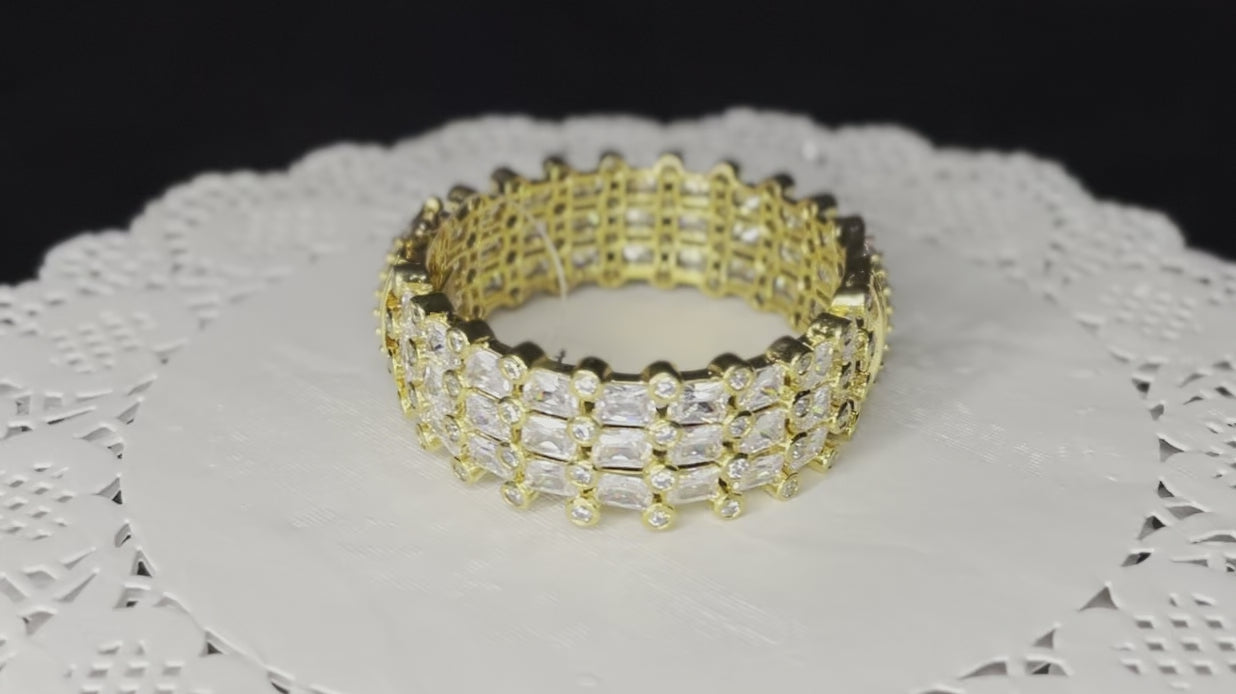 Buy AYESHA Multi Womens Metallic Golden Glitter Set Of 24 Bridal Bangles   Shoppers Stop