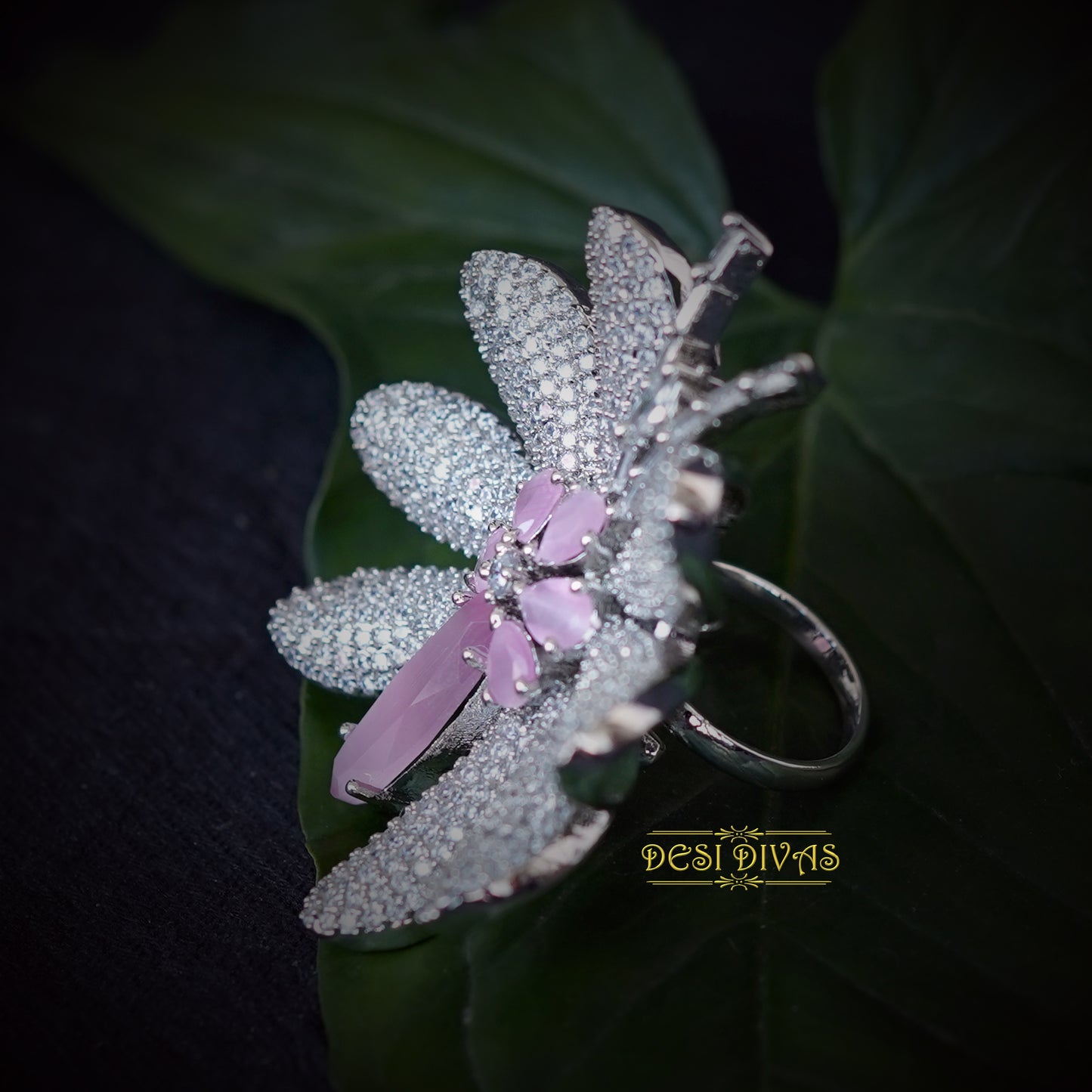 Rabiya Diamond Cocktail Ring