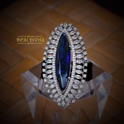 Stunning Fine American Diamond Cocktail Ring