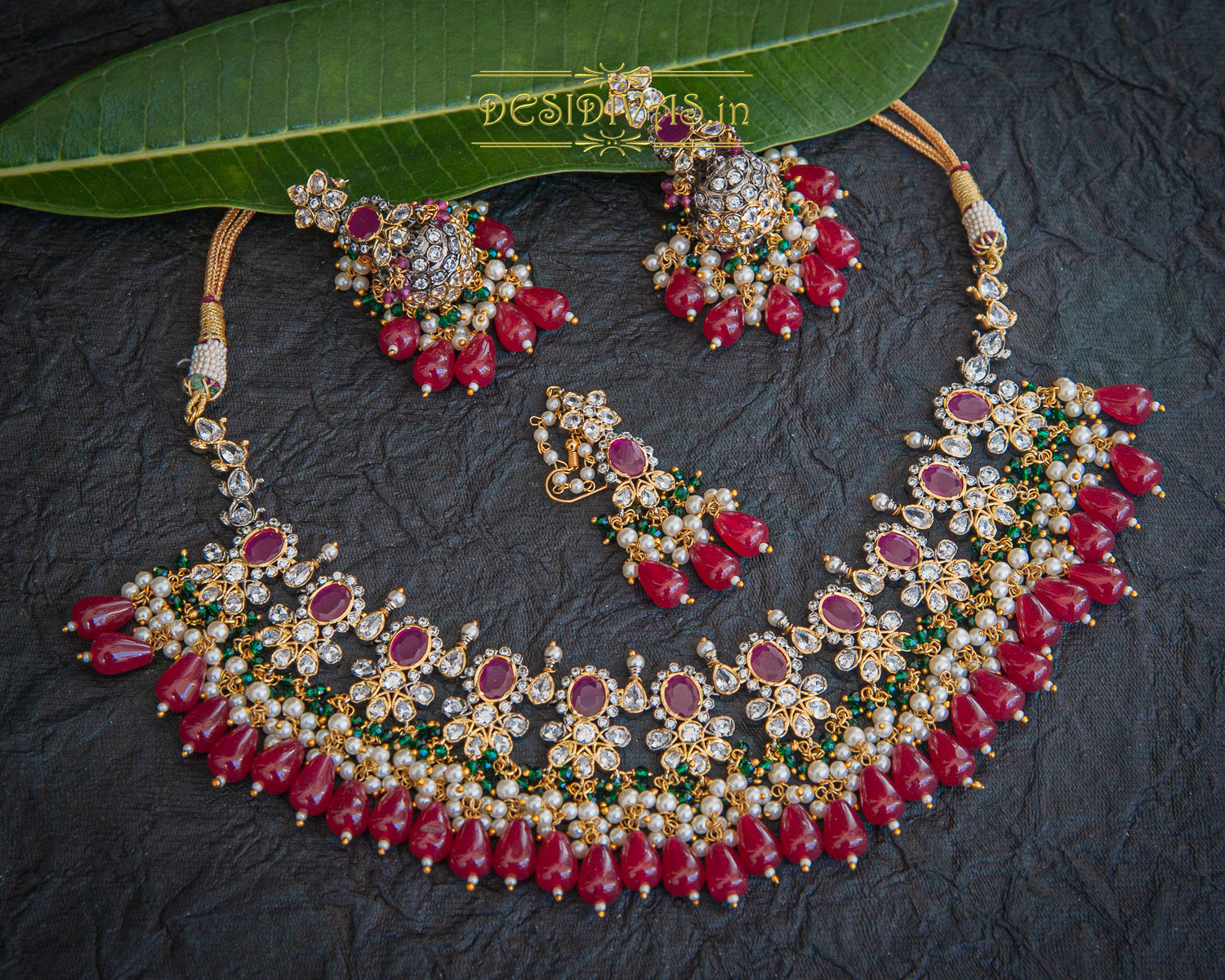 Party wear deals necklace set