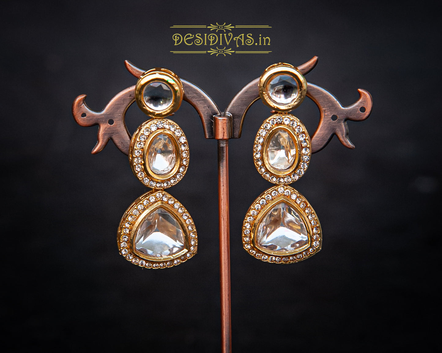 ''Lillette Kundan Polki Necklace Set