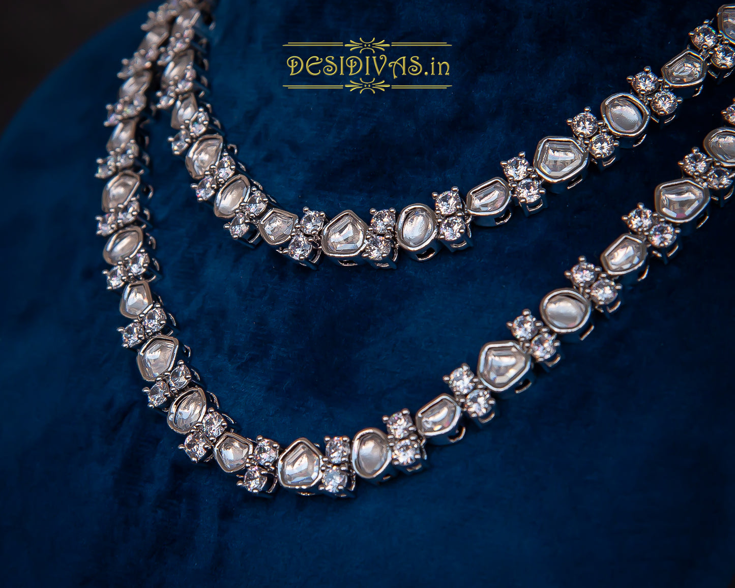 ''Noorani'' Kundan Polki Necklace Set