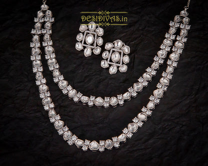 ''Noorani'' Kundan Polki Necklace Set