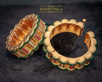 Traditional Padmavati Rajwadi Kada Bangle