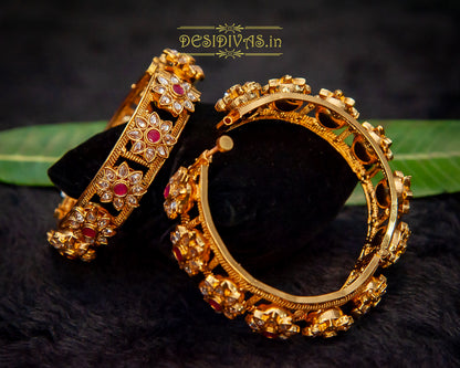 Traditional Padmavati Rajwadi Kada Bangle