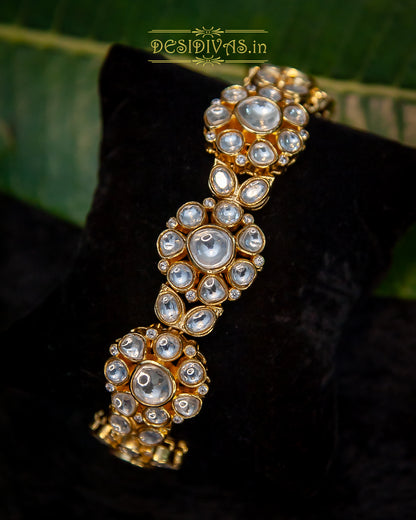 Premium Quality Tyaani inspired Kundan Polki Bracelet