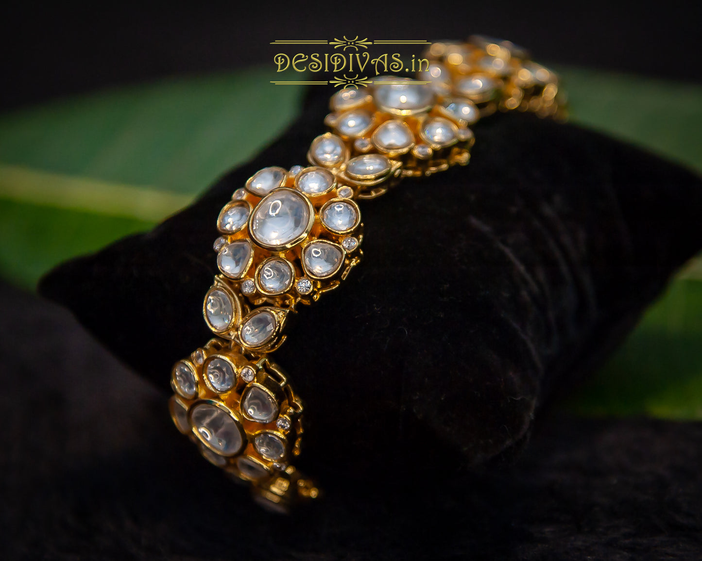 Premium Quality Tyaani inspired Kundan Polki Bracelet