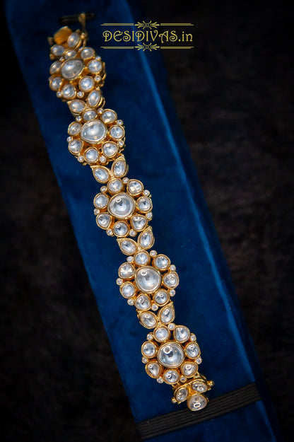 Premium Quality Tyaani inspired Kundan Polki Bracelet