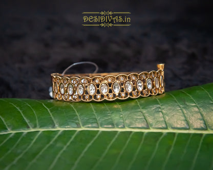 Premium Quality Tyaani inspired Kundan Polki Bracelet