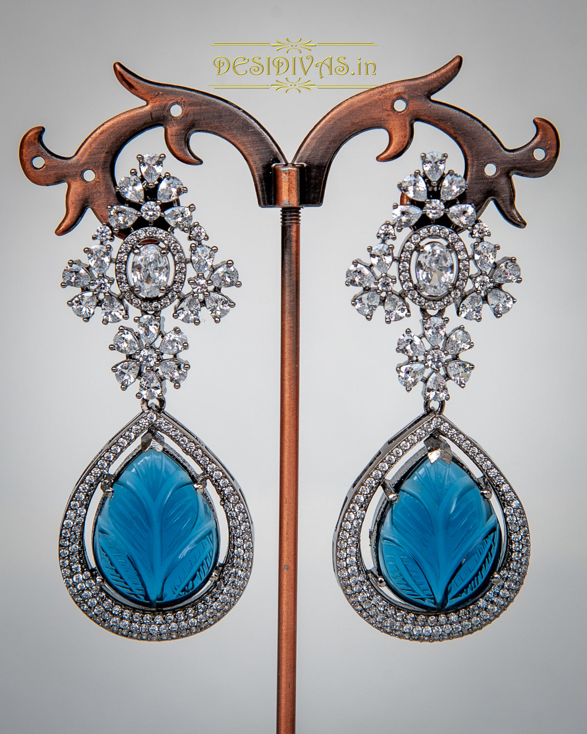 Sufian Stunning Swarovski Multi Doublet Stone Dangler Earring