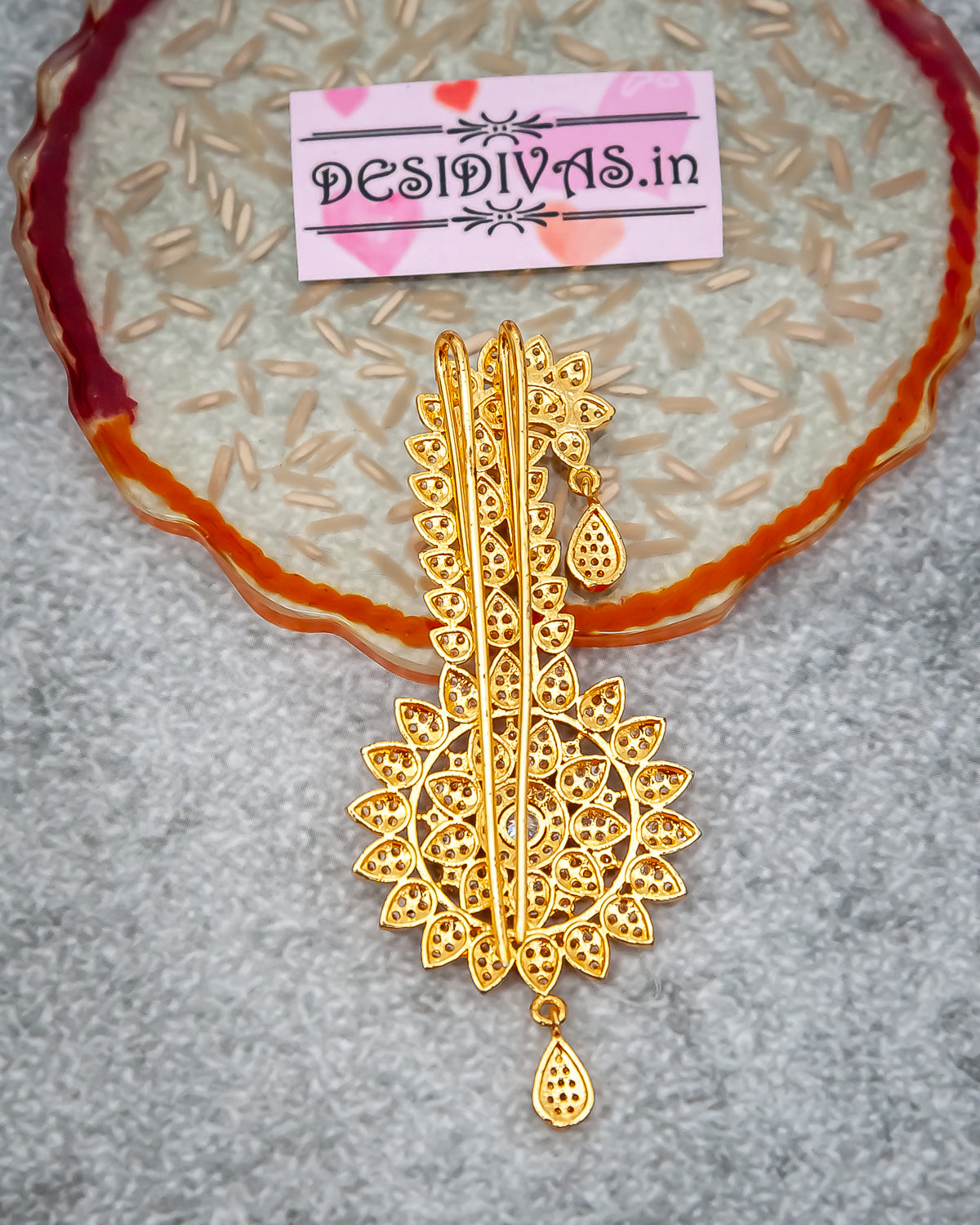 Kundan Kalangi/Kalgi for Men's Safa/Groom Pagdi/Dastar jewel