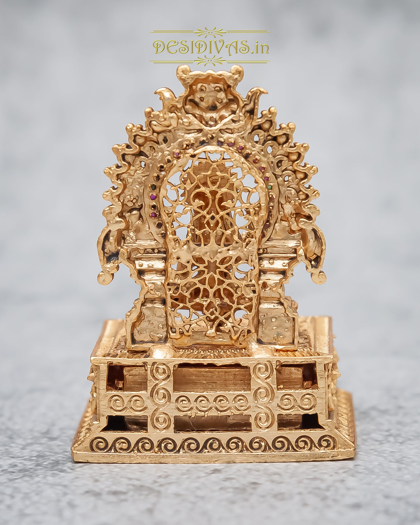 Temple Lakshmi Kumkum Sindoor Dani, Wedding Gift, Pooja Accessory