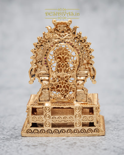 Temple Lakshmi Kumkum Sindoor Dani, Wedding Gift, Pooja Accessory