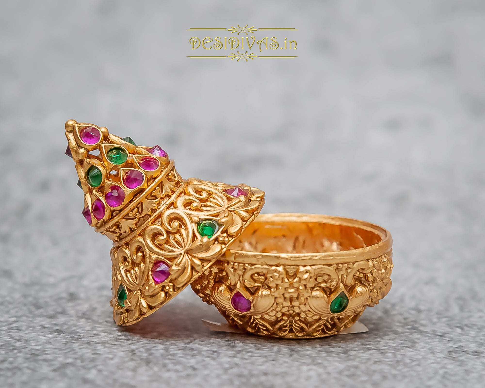 Kumkum hot sale cocktail ring